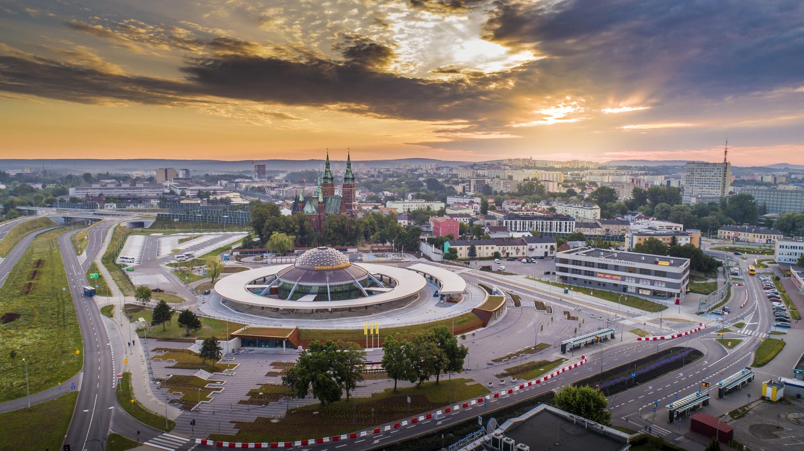 Łódź z lotu ptaka - promocja działalności organizacji pozarządowych