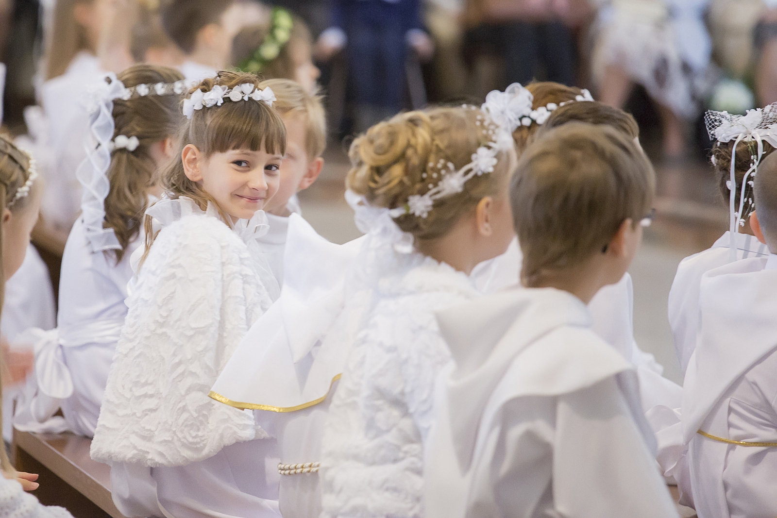 Komunia Święta w Łodzi - uchwycony na zdjęciach moment duchowej radości