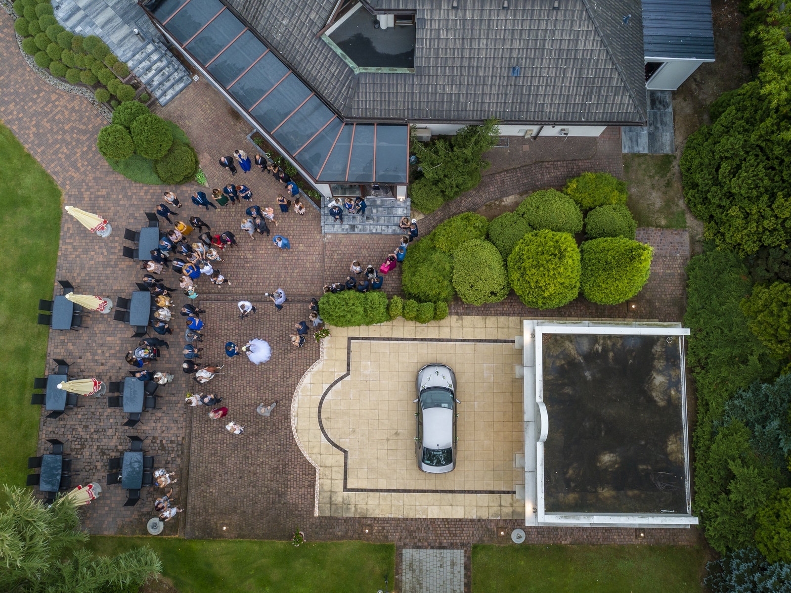 Fotografia z drona - zdjęcia Ślubne